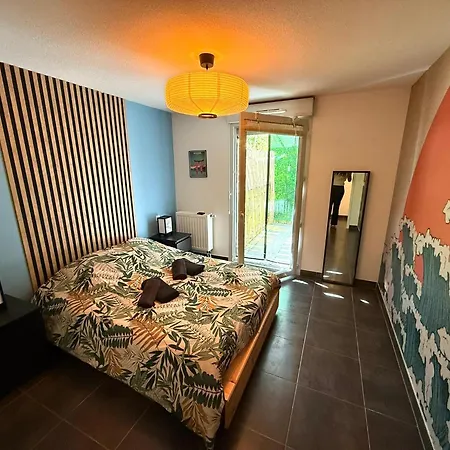 2 Chambres Climatises- 70 M2 - Montpellier Proche Centre Ville - Terrasse 50M2- Parking Inclus Appartement *